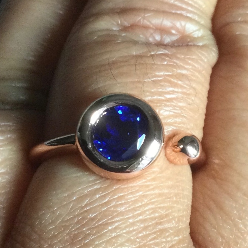 1CT Blue Diamond Moissanite